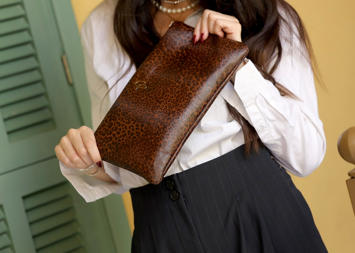 Joy pouch animal print