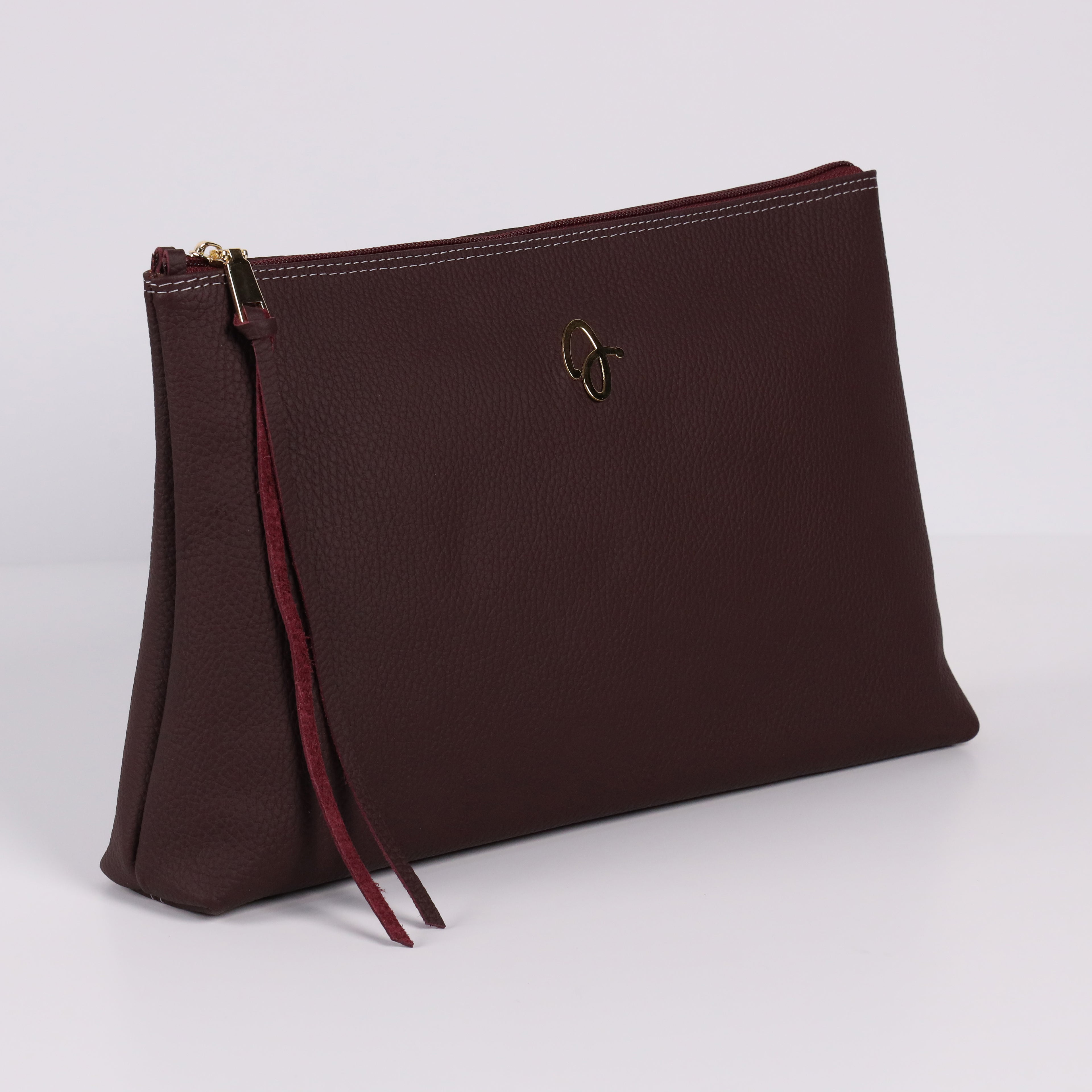 Nora Burgundy Pouch