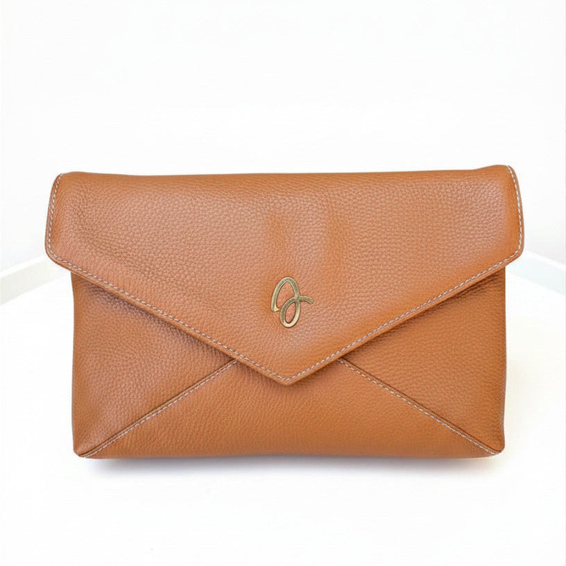 Camel Leather envelope