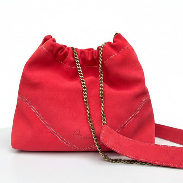 Red Thea tote bag