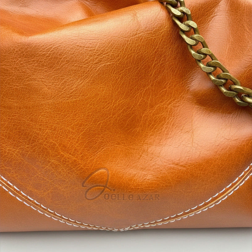 Camel plain Thea tote bag
